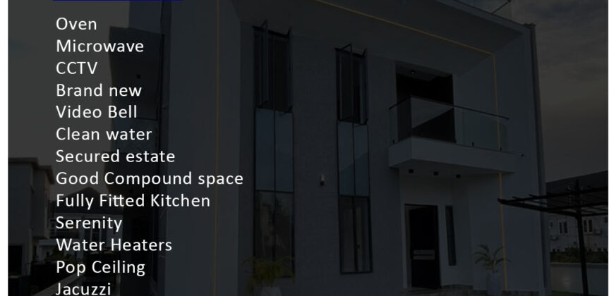 N400m- Lekki luxurious 5 bedroom fully detached duplex