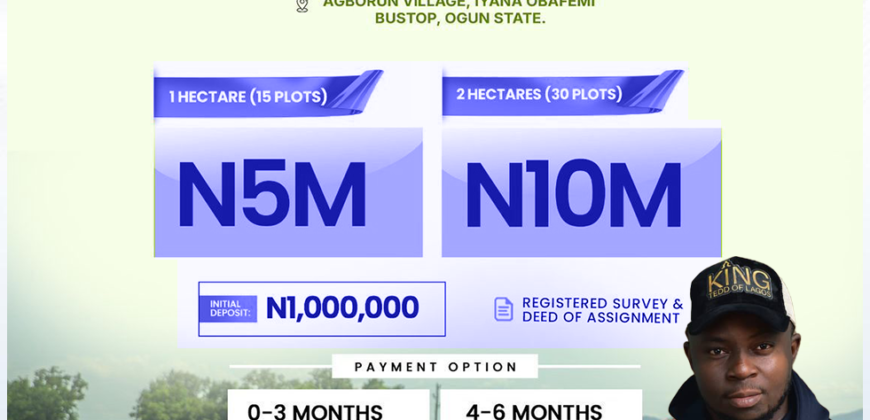 PRYMEPOINT FARM ESTATE, OGUN STATE